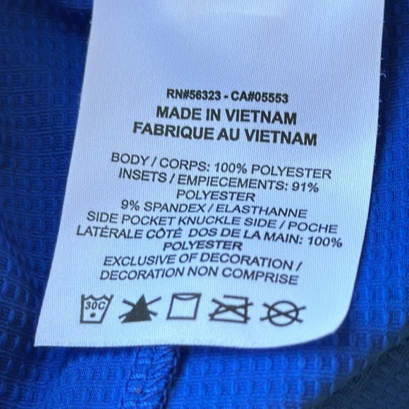 Nike Dri-Fit two-tone blue athletic shorts, size L - Picture 5 of 7